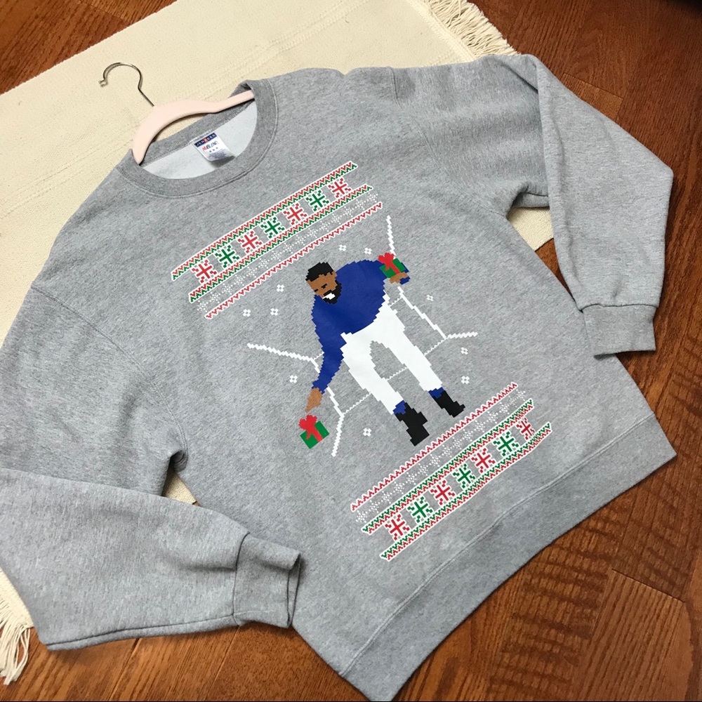 Christmas Hotline Bling Holiday Sweater sz M